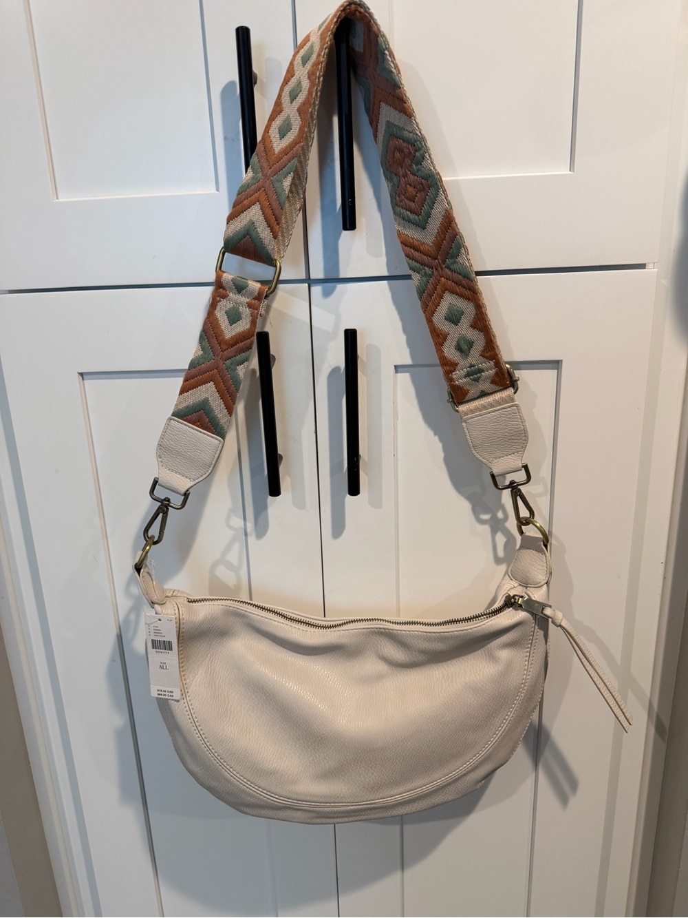 Anthropologie Vegan Leather Shoulder Bag